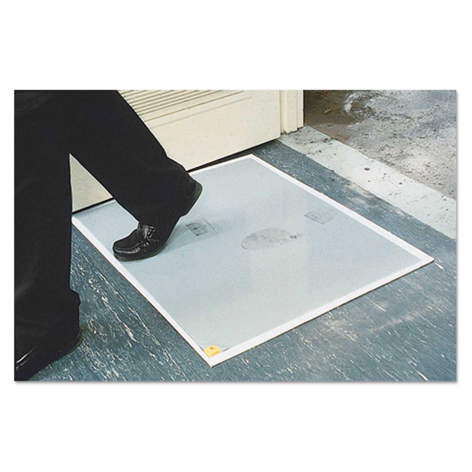 Crown Gray Walk N Clean Dirt Grabber Mat 60 Sheet Refill Pad, 30 x 24 inch -- 4 per case