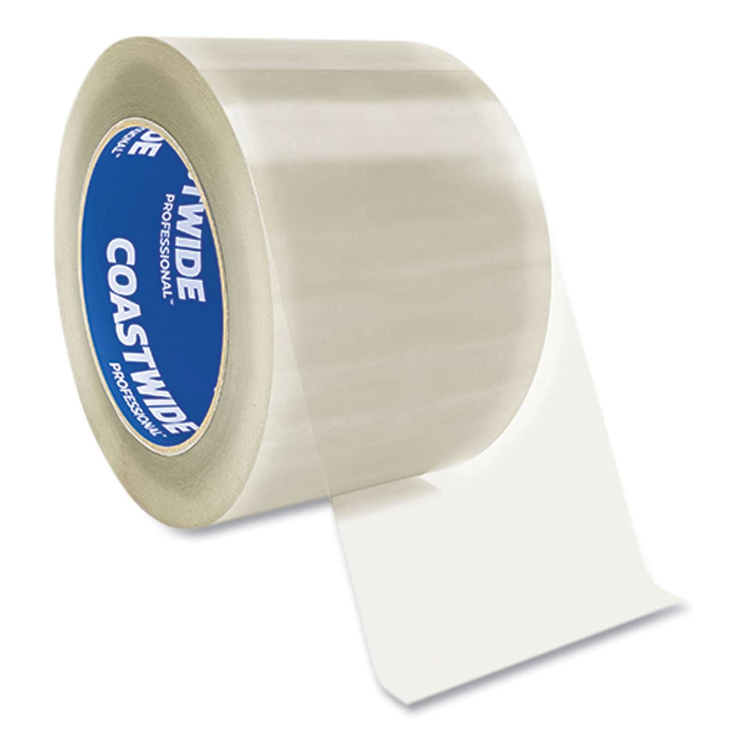 Coastwide Professional Clear 2.1 mil 3 inch Core Industrial Packing Tape, 3 inch x 110 yard -- 24 per case