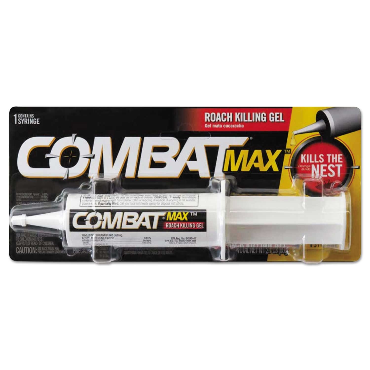 Combat Max Roach Killing Gel, 2.1 Ounce Syringe
