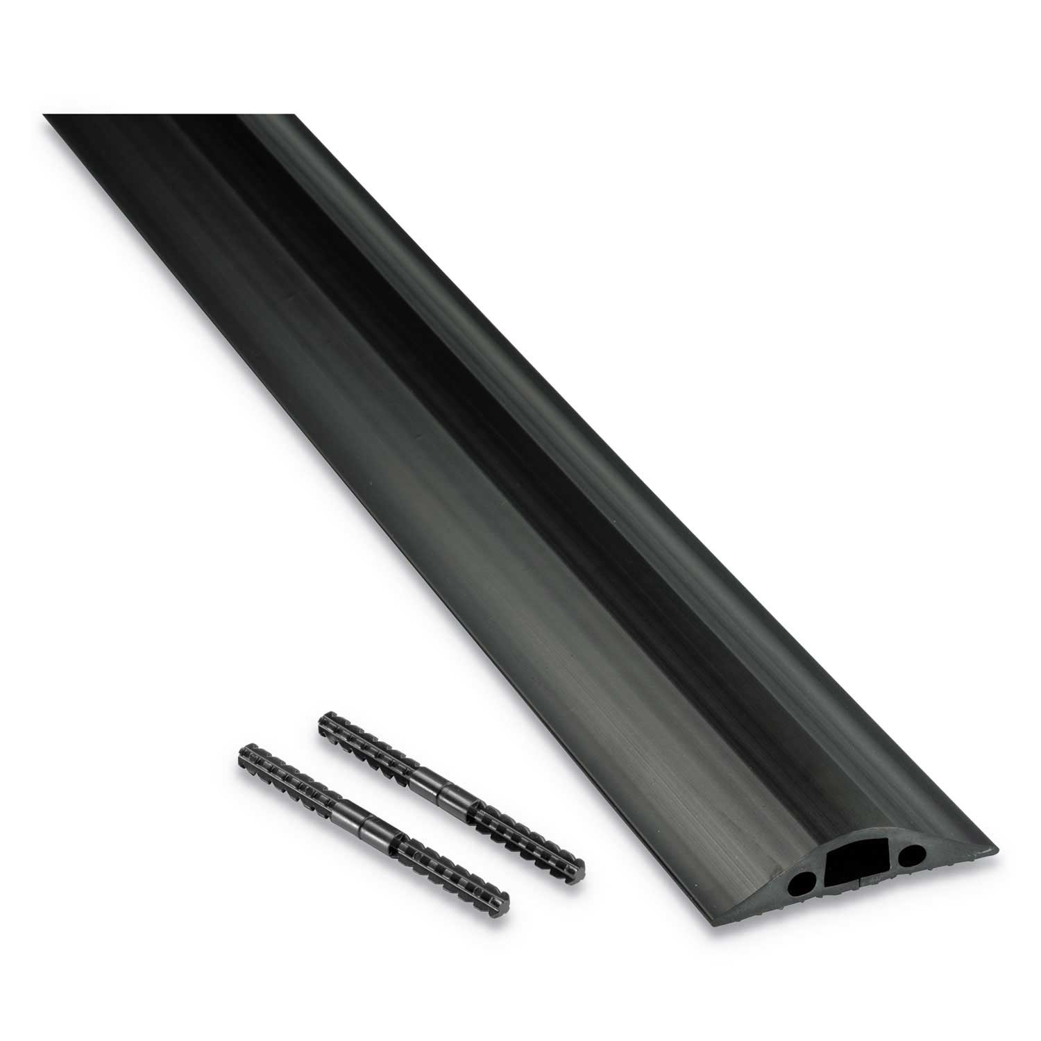 D-Line Black Medium Duty Floor Cable Cover, 2.63 inch Wide x 30 feet Long