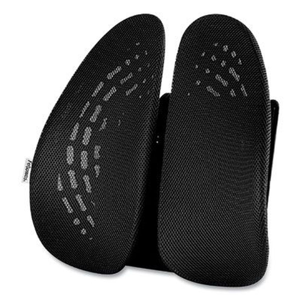 Fellowes Black Back Angel Back Support, 14 To 23 Centimeter Height