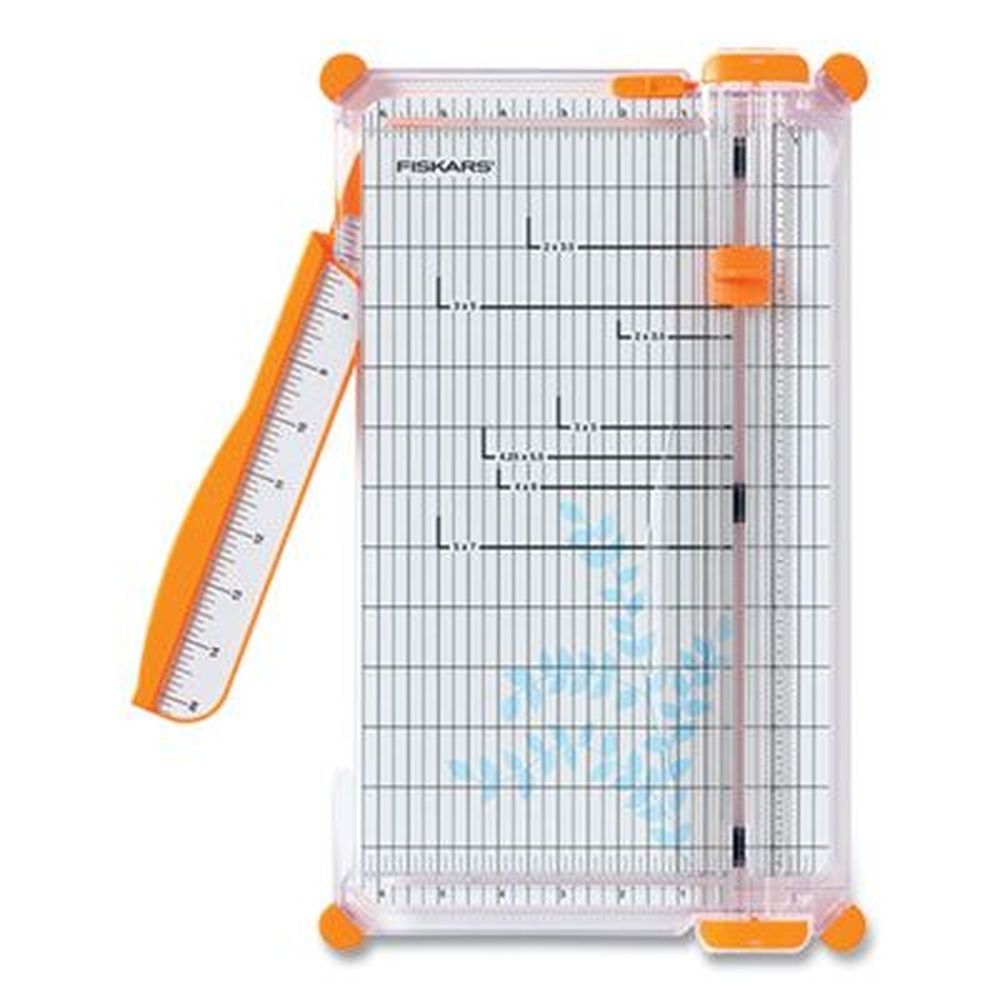 Fiskars SureCut Deluxe Paper Trimmer, 10 Sheets Capacity