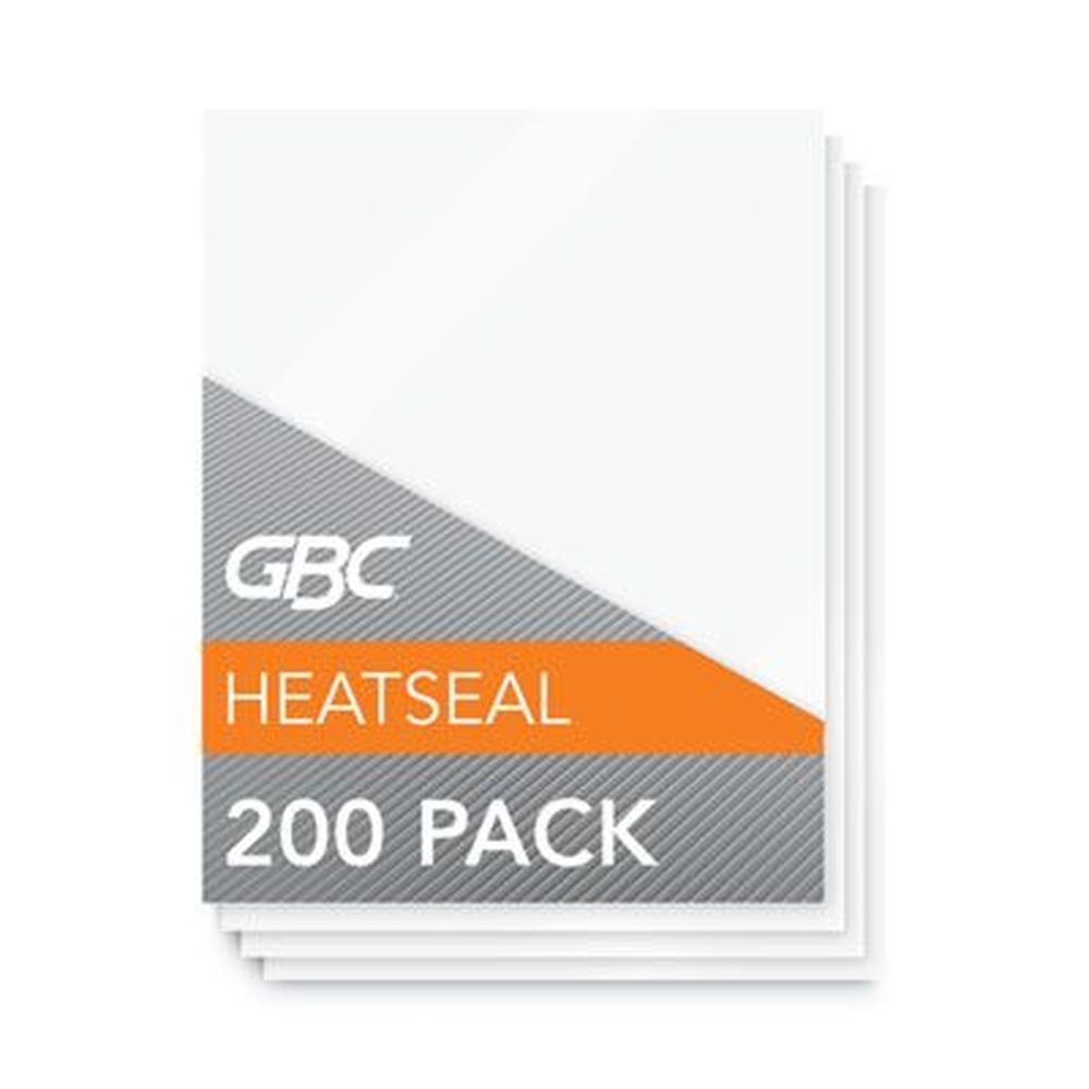 GBC Gloss Clear 3 Mil Economy Thermal Laminating Pouch, 9 x 11.5 inch -- 200 per box