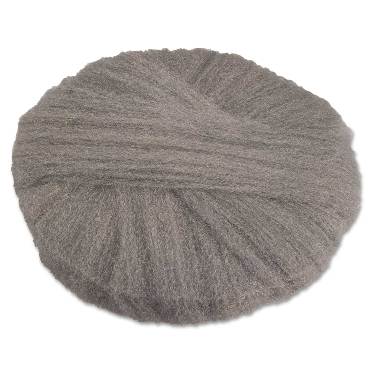 GMT Gray Cleaning and Polishing Radial Steel Wool Pad, 17 inch Diameter -- 12 per case