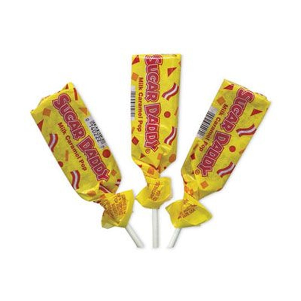 Sugar Daddy Milk Caramel Pops, 0.47 Ounce -- 48 per case