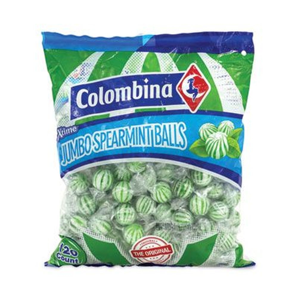 Colombina Jumbo Spearmint Ball, 38.1 Ounce Bag