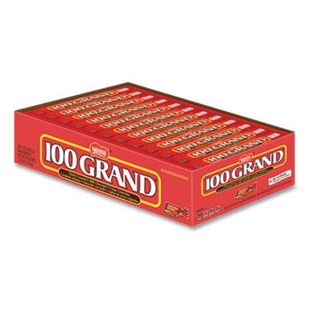 100 Grand Full Size Chocolate Candy Bar, 1.5 Ounce -- 36 per case