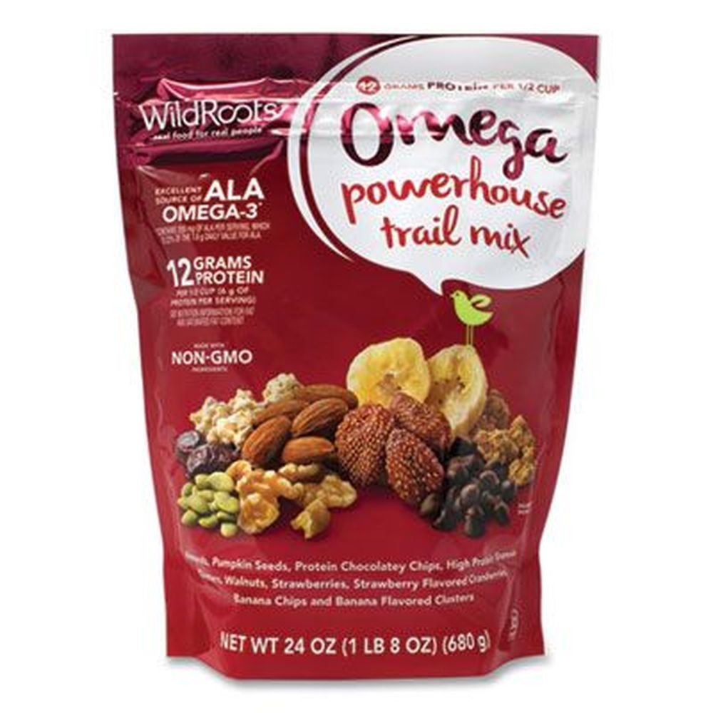 Wildroots Omega Powerhouse Trail Mix, 24 Ounce Bag