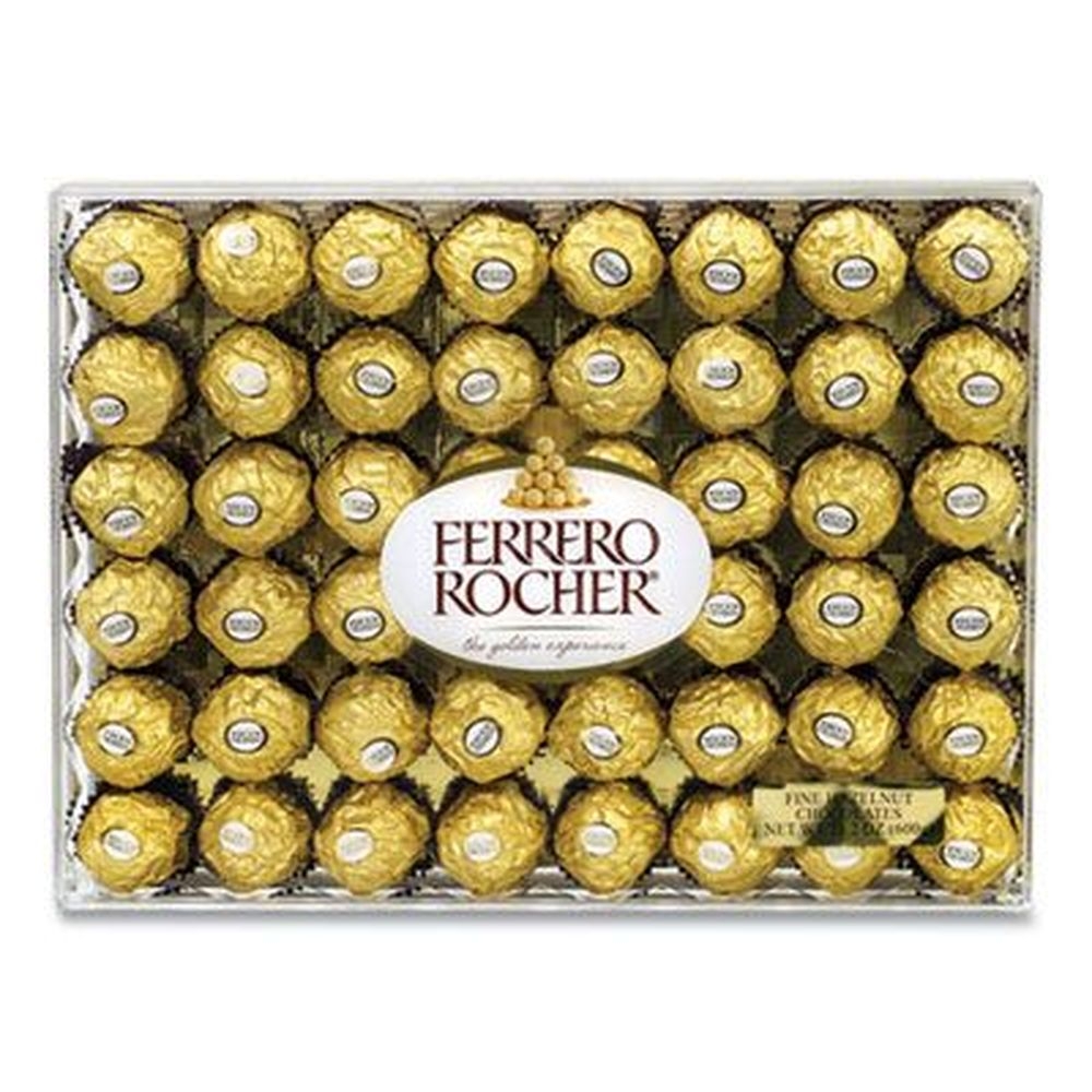 Ferrero Rocher Hazelnut Chocolate - Diamond Gift Box, 21.2 Ounce