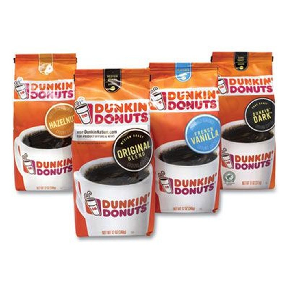 Dunkin Donuts Original Blend/Polar Peppermint Coffee -- 2 per pack