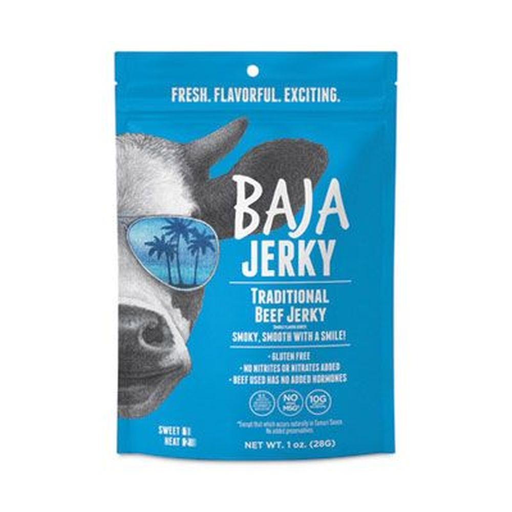 Baja Jerky Salsa Fresca Beef Jerky, 1 Ounce Bag -- 10 per pack