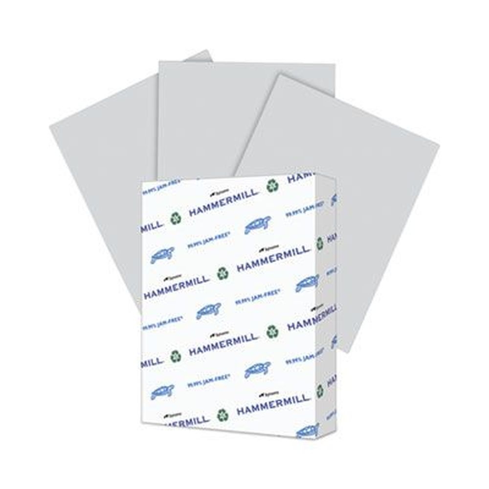 Hammermill Gray Print Paper, 20 Pound Bond Weight -- 500 per Ream