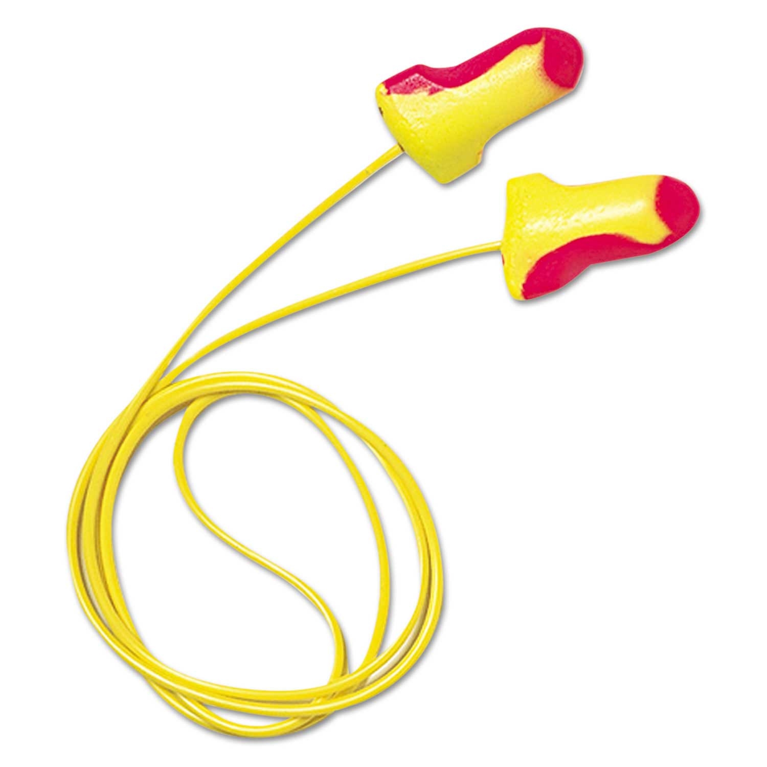 Howard Magenta Yellow Cordless 32nrr LL30 Laser Lite Single Use Earplugs - 100 pairs per box -- 1 box per case