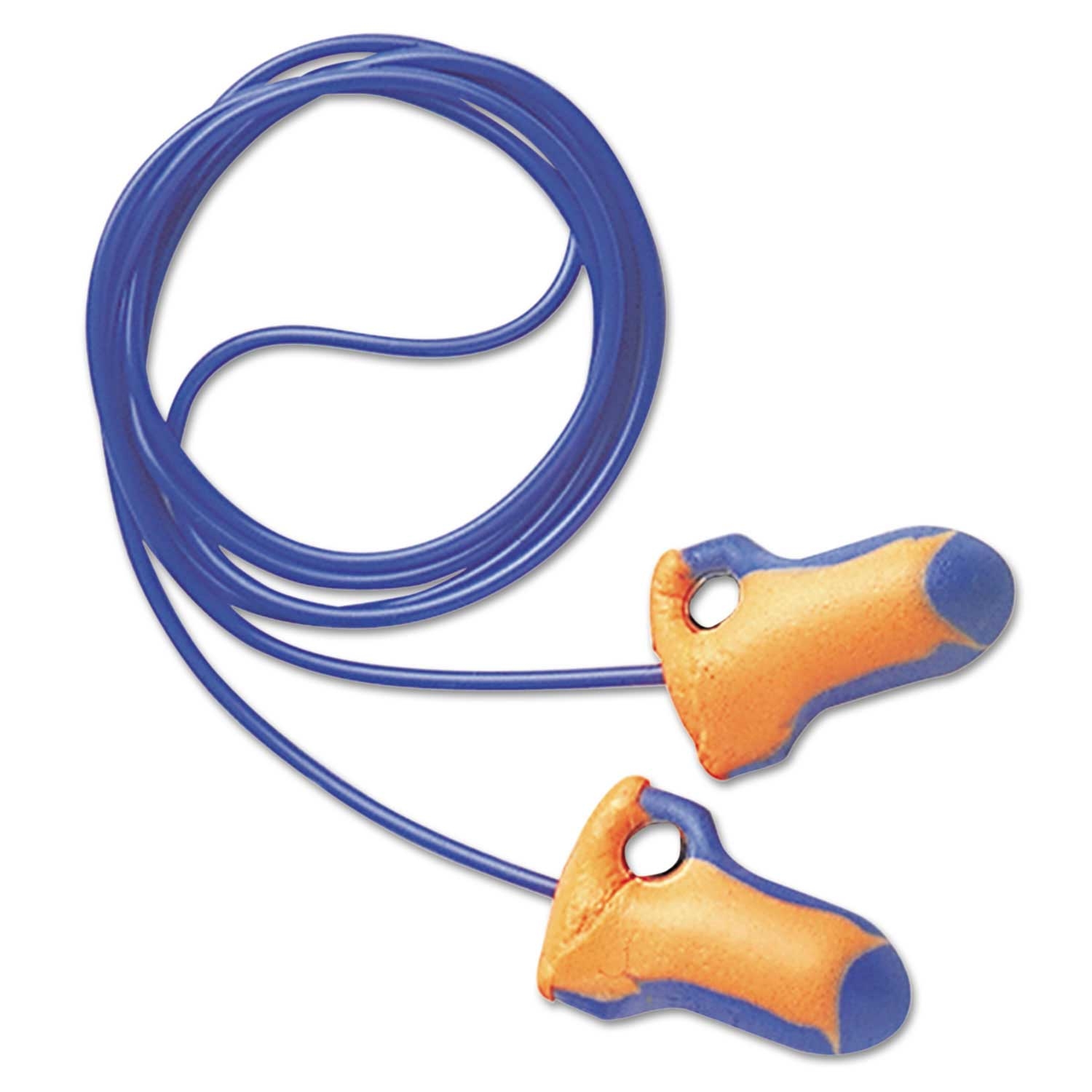 Howard Orange Blue Corded LT 30 Laser Trak Single Use Earplugs - 100 pairs per box -- 1 box per case