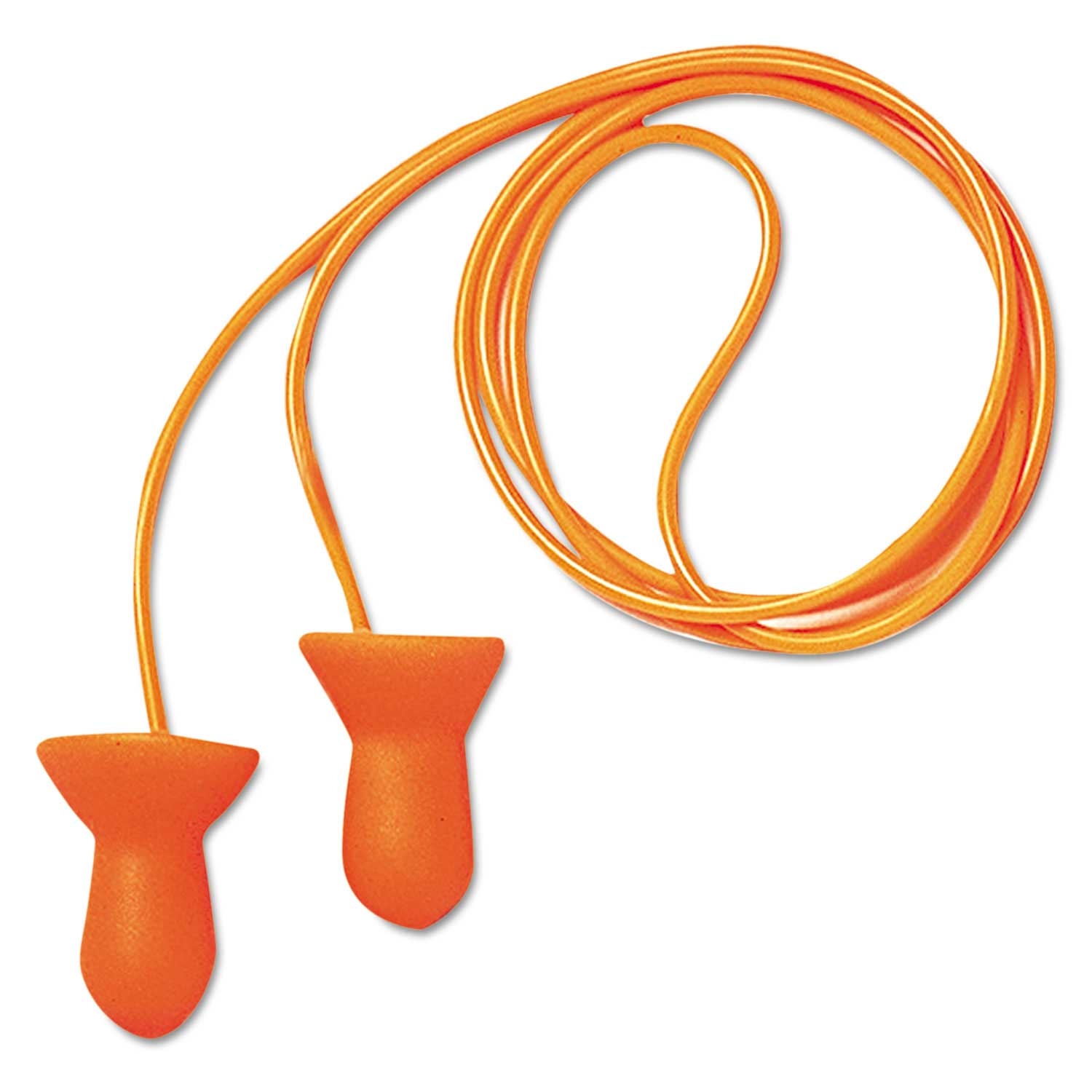 Howard Orange Blue Corded 26nrr Quiet Multiple Use Earplugs - 100 pairs per box -- 1 box per case