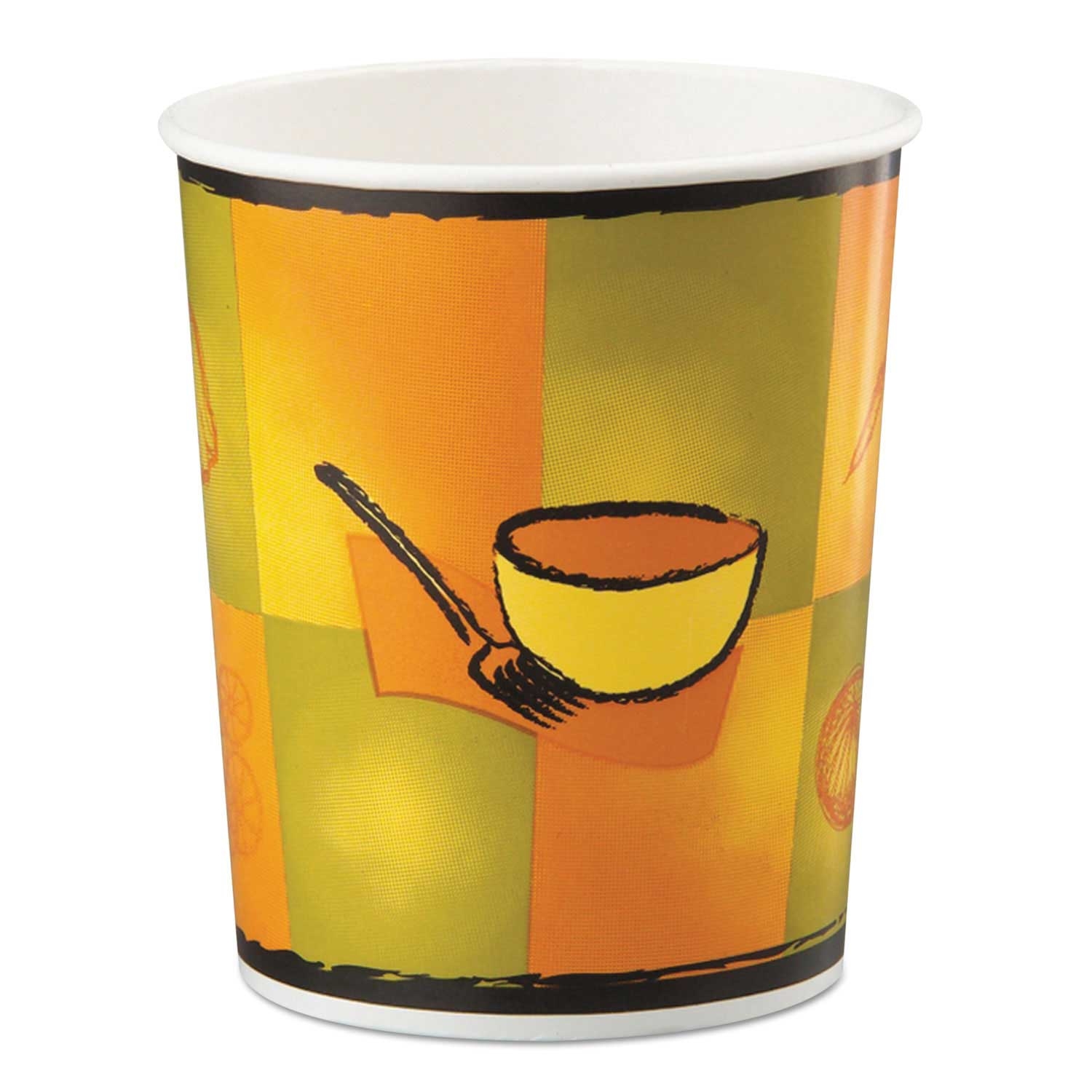 Chinet Streetside Squat Paper Food Container, 32 Ounce -- 500 per case