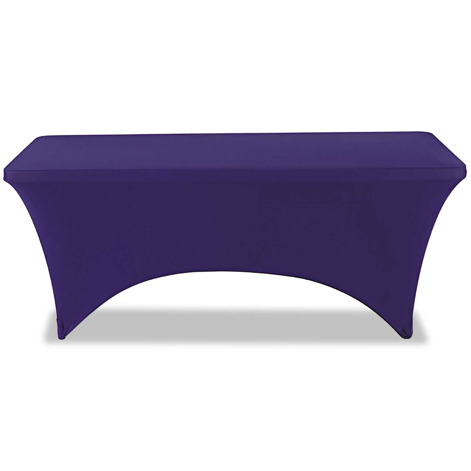 Iceberg Polyester/Spandex Navy Blue Stretch Fabric Table Cover, 30 x 72 inch