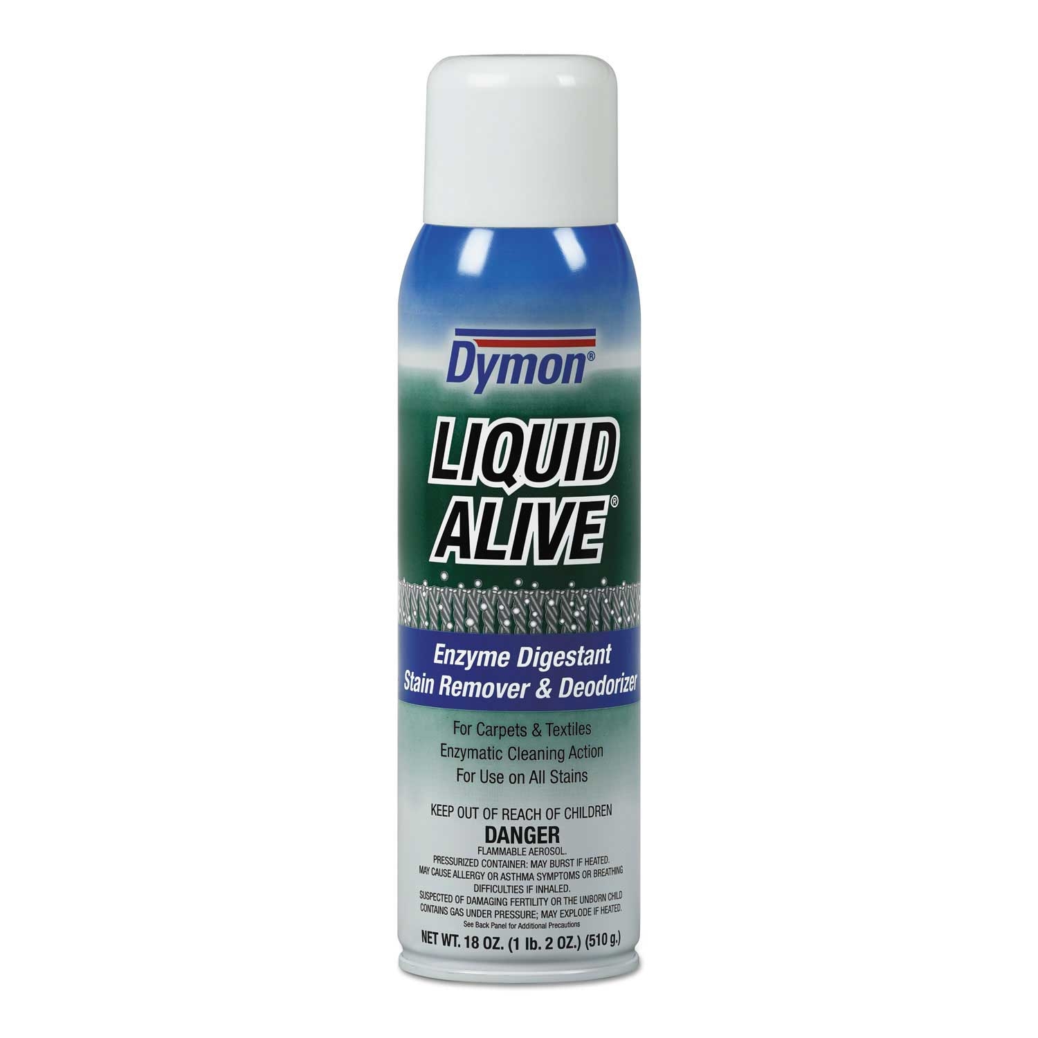 Dymon Liquid Alive Neutral Scent Carpet Cleaner/Deodorizer, 20 Ounce Aerosol -- 12 per case