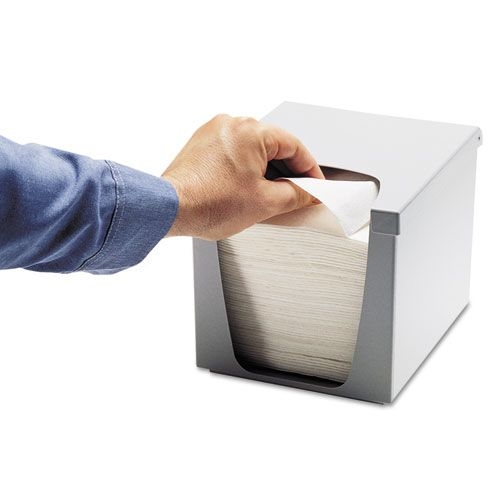 Kimberly-Clark Professional Gray Plastic Quarterfold Wiper Dispenser, 7.5 x 9 x 7.38 inch -- 6 per case
