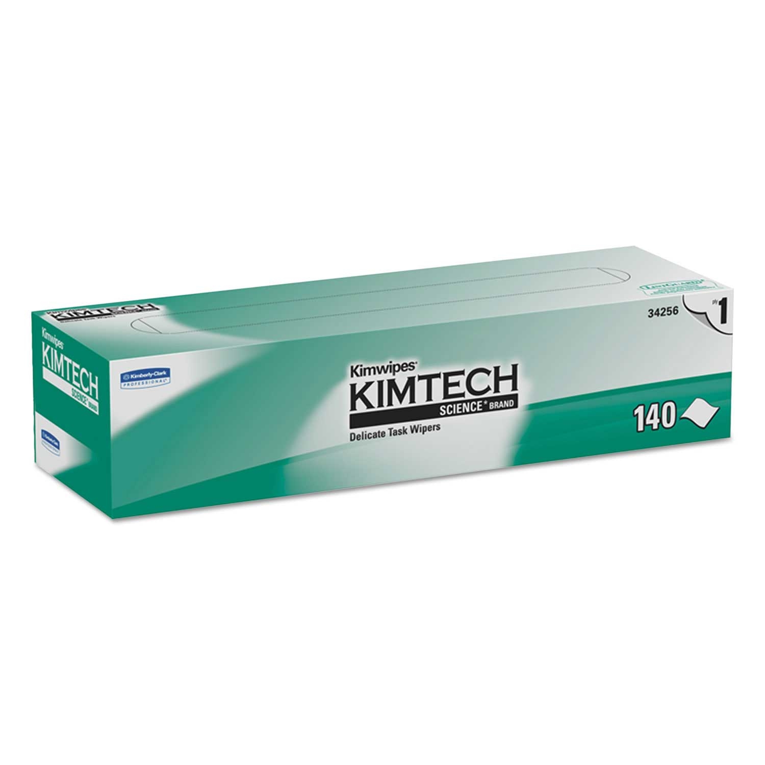Kimtech Kimwipes White 1 Ply Unscented Delicate Task Wiper, 14 7/10 x 16 3/5 inch - 140 per box -- 15 boxes per case