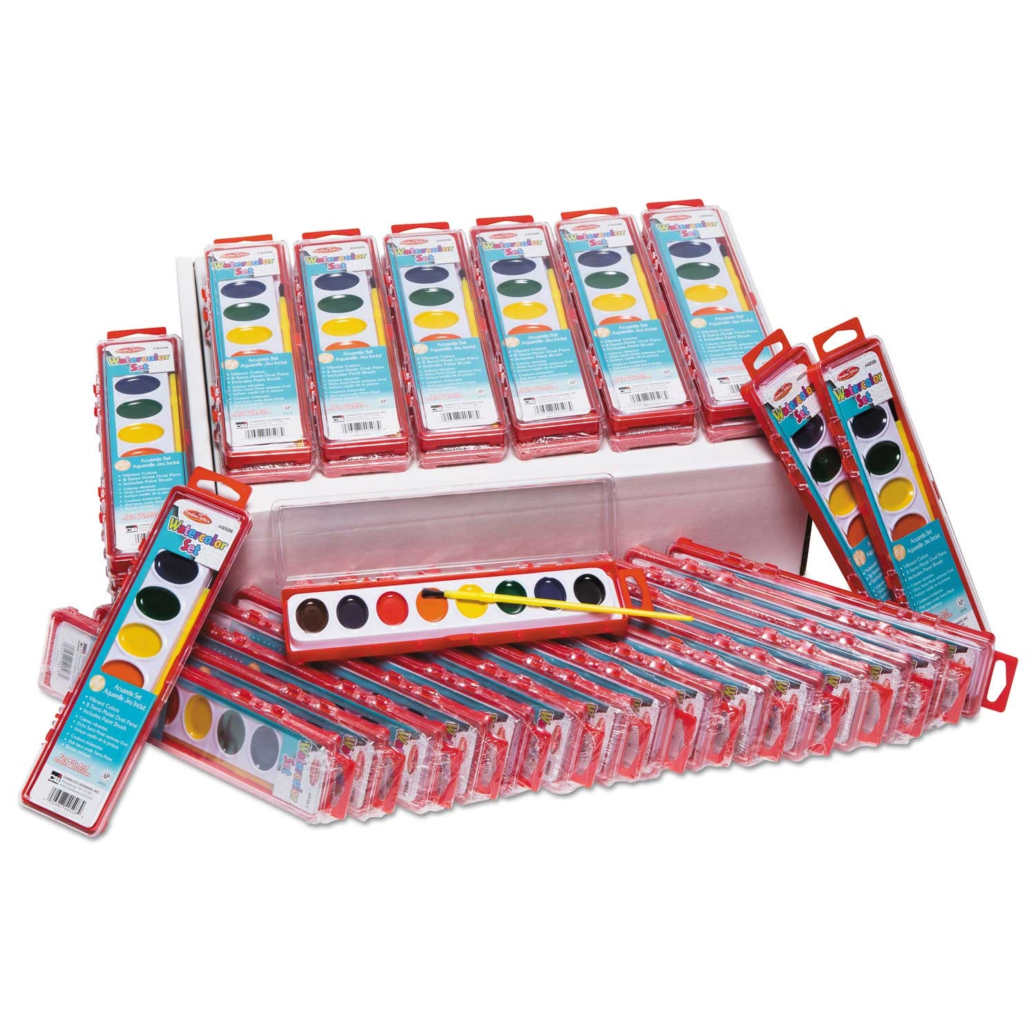Creative Arts 8 Assorted Colors Charles Leonard Watercolor Paint Pen Set, 1 Ounce -- 1 set