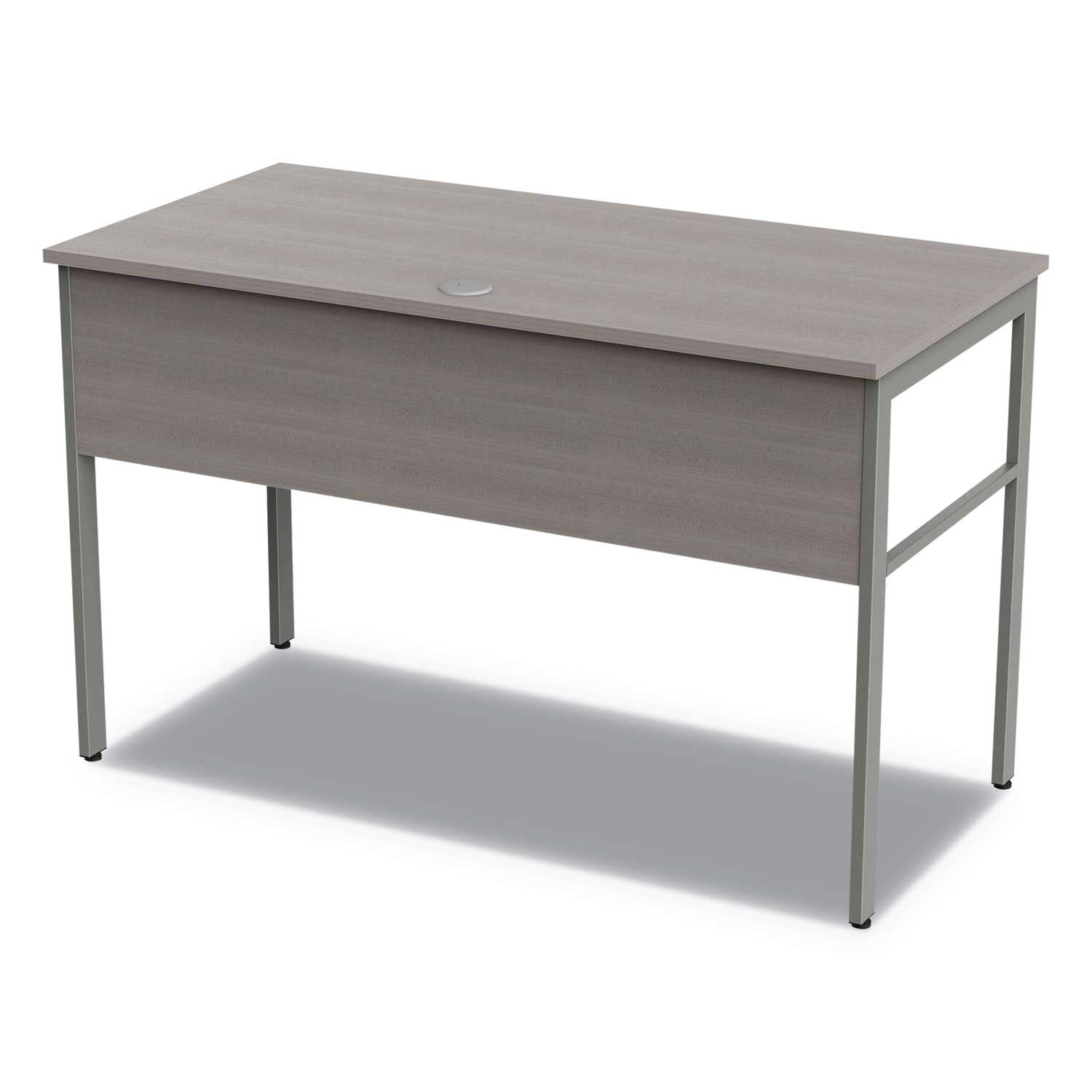 Linea Italia Rectangular Ash Urban Desk Workstation, 47.25 x 23.75 x 29.5 inch