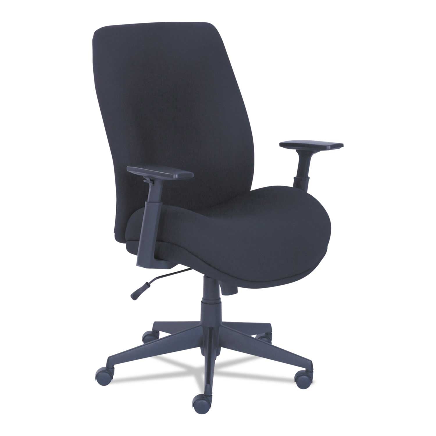 La-Z-Boy Baldwyn Series Black Seat with Back Mid Back Task Chair with Black Base, Supports up to 275 Pound