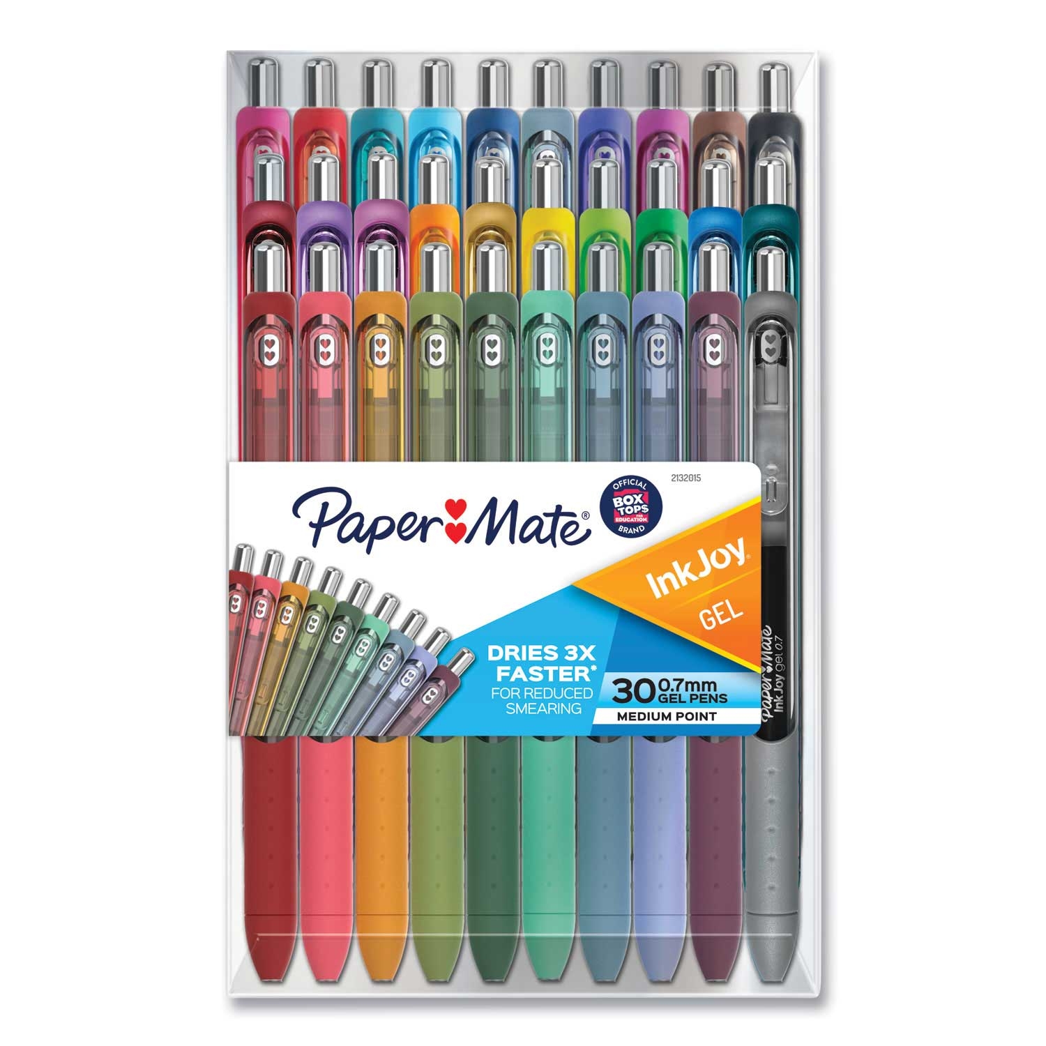 Paper Mate Inkjoy Medium 0.7 Mm Retractable Gel Pen - 30 per pack -- 1 pack
