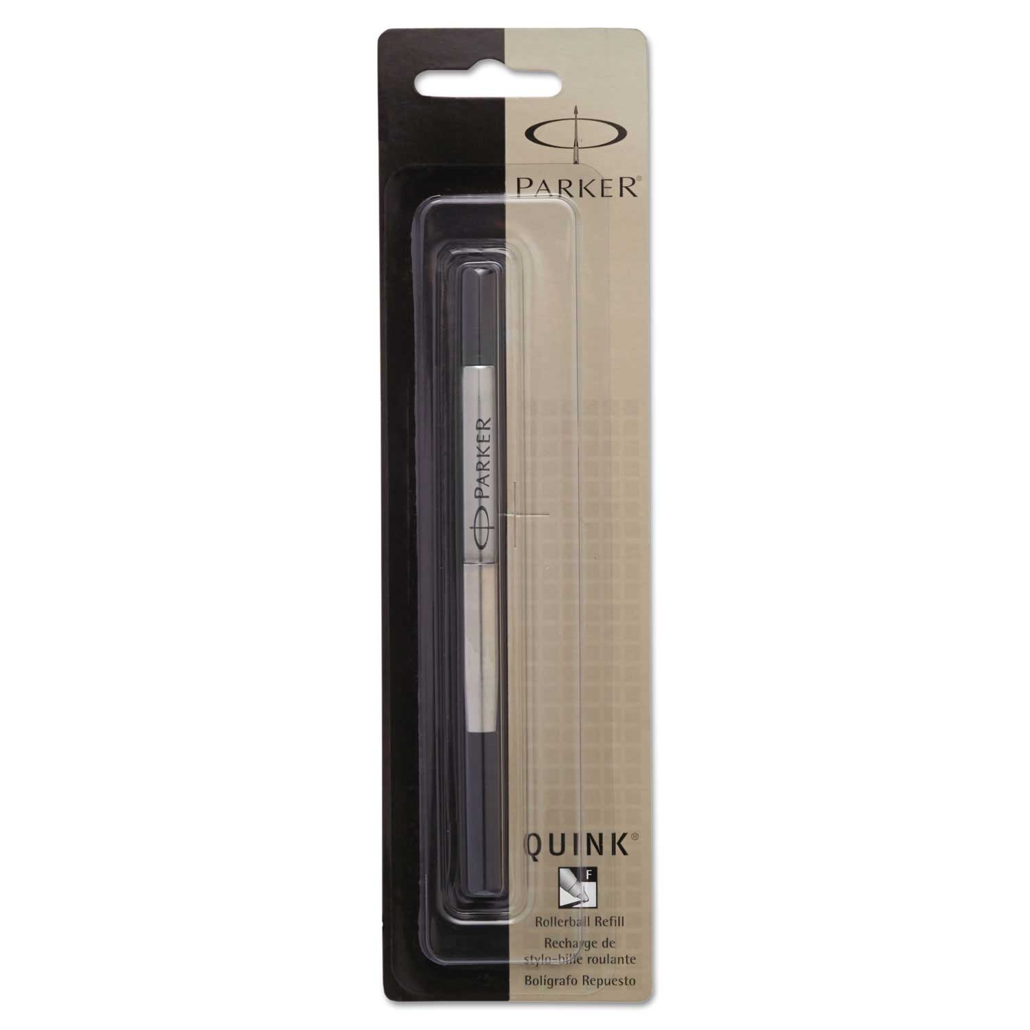 Parker Fine Conical Tip Black Ink Refill for Roller Ball Pen