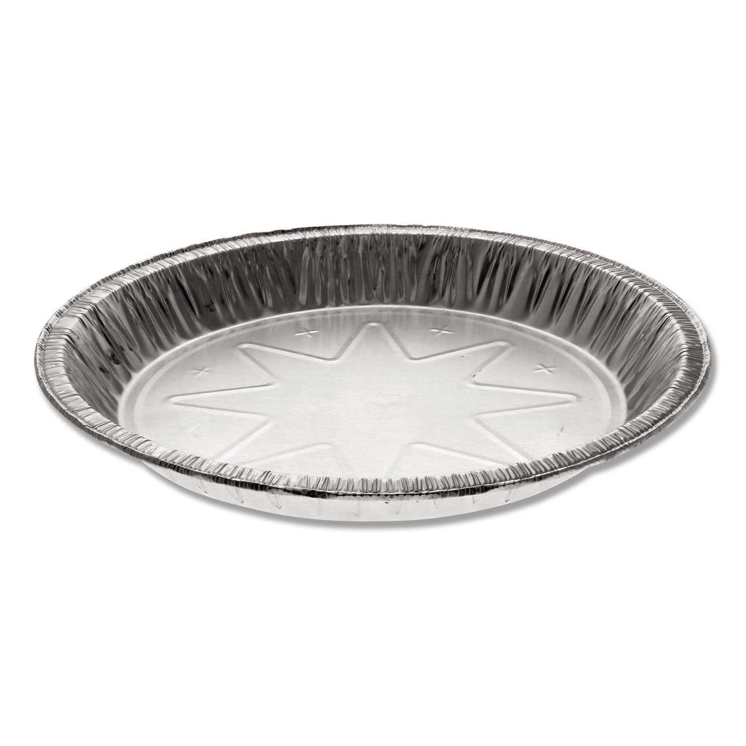 Reynolds Silver Round Aluminum Carryout Container, 10 x 10 x 1.09 inch -- 400 per case
