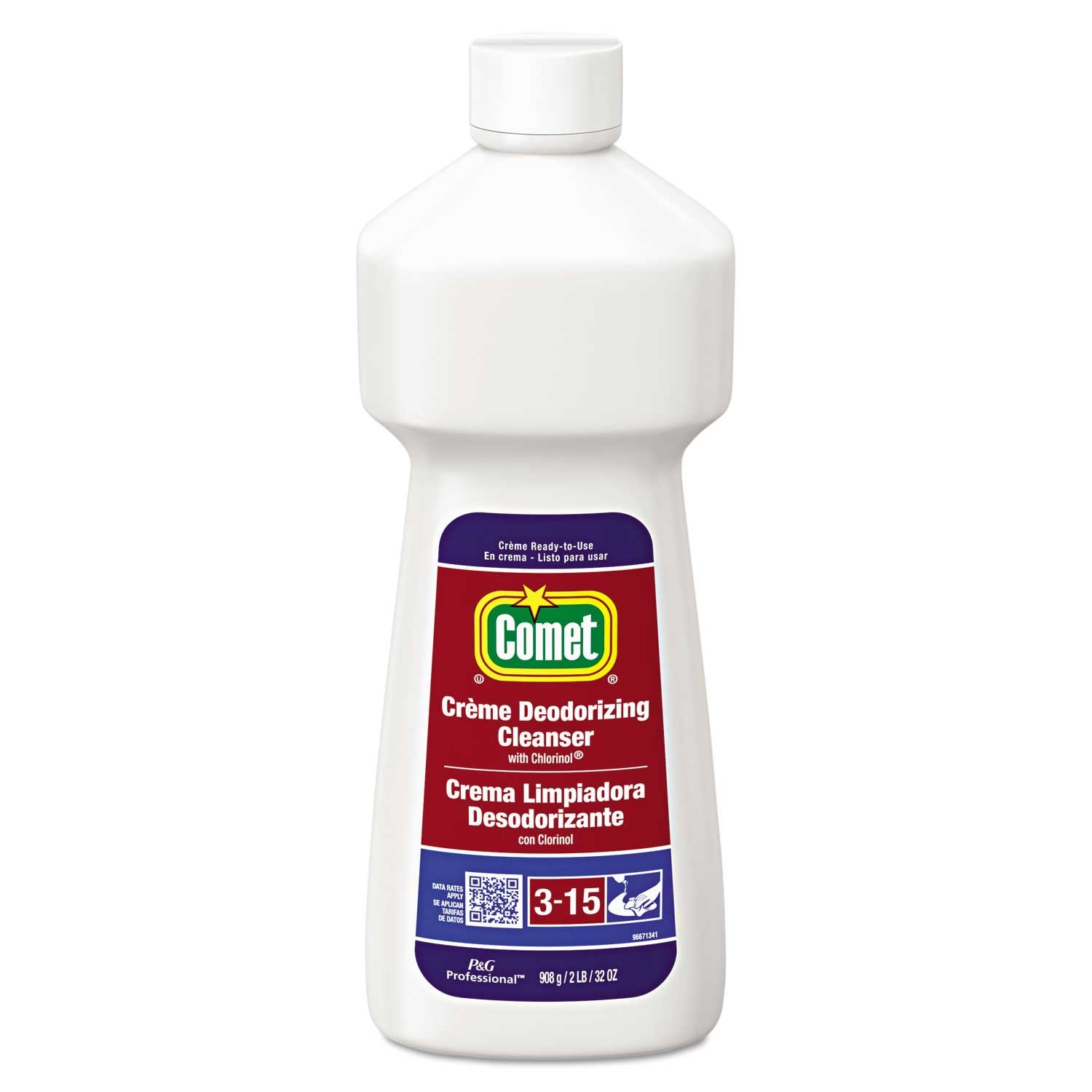 Comet Creme Deodorizing Cleanser, 32 Ounce Bottle -- 10 per case