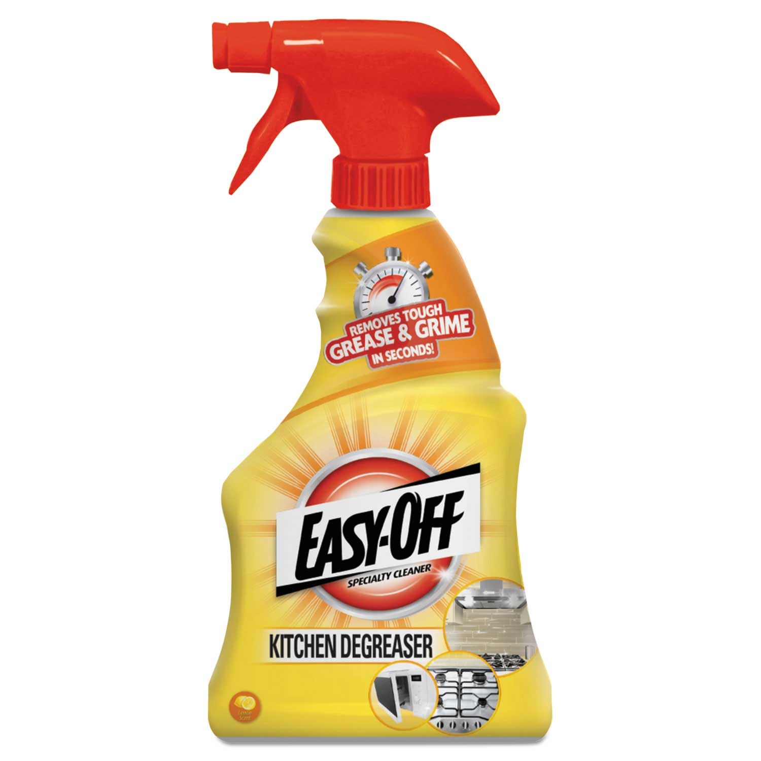 Easy-Off Lemon Scent Kitchen Degreaser, 16 Ounce Spray Bottle