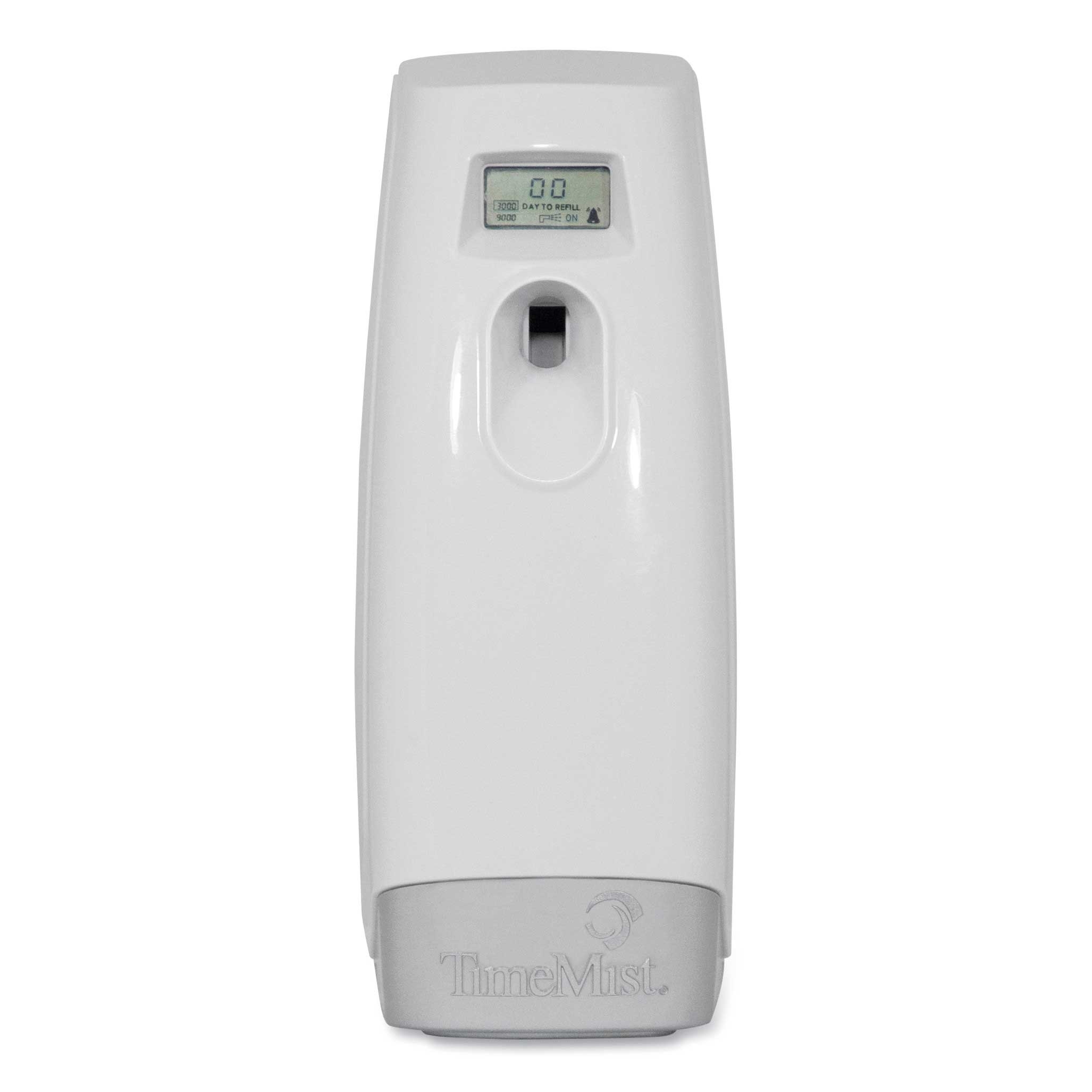 TimeMist Plus White Metered Aerosol Dispenser, 2.5 x 3.2 x 9 inch -- 6 per case