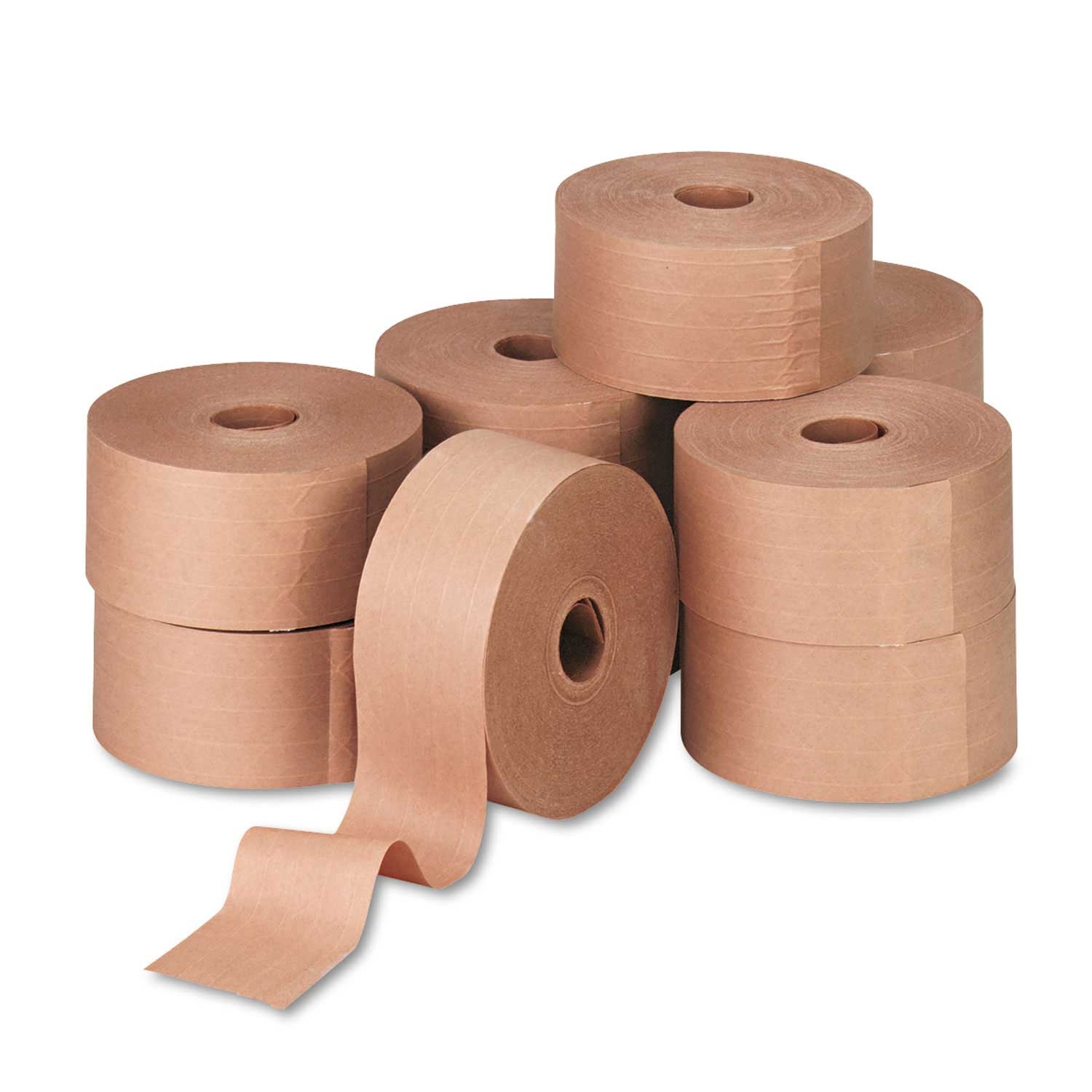 General Supply Brown Glass Fiber Reinforced Gummed Kraft Sealing Tape, 3 inch x 450 Feet -- 10 per case