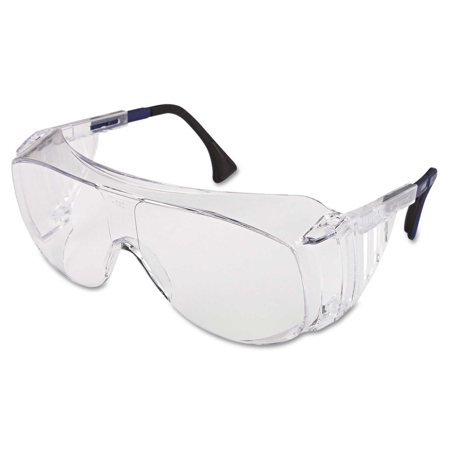 Honeywell Uvex Ultraspec 2001 OTG Clear and Black Frame Clear Lens Safety Eyewear