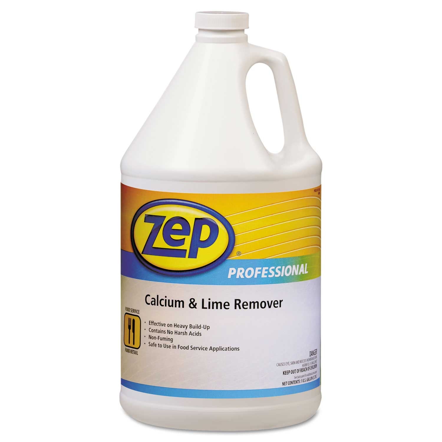 Zep Professional Neutral Calcium and Lime Remover, 1 Gallon Bottle -- 4 per case