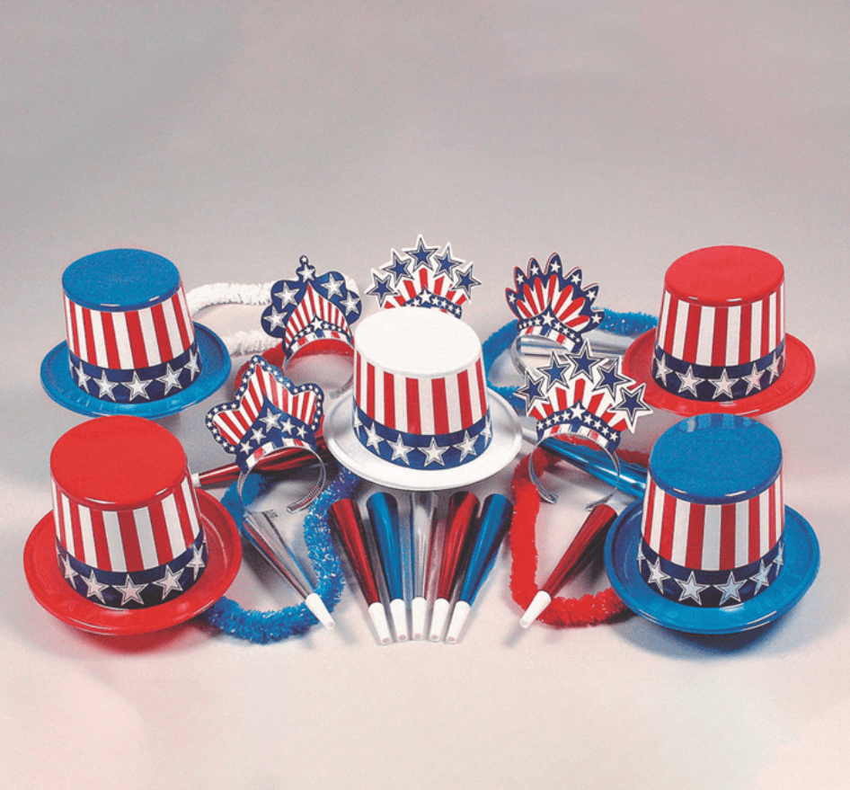Party Time USA Party Kit For 50 People