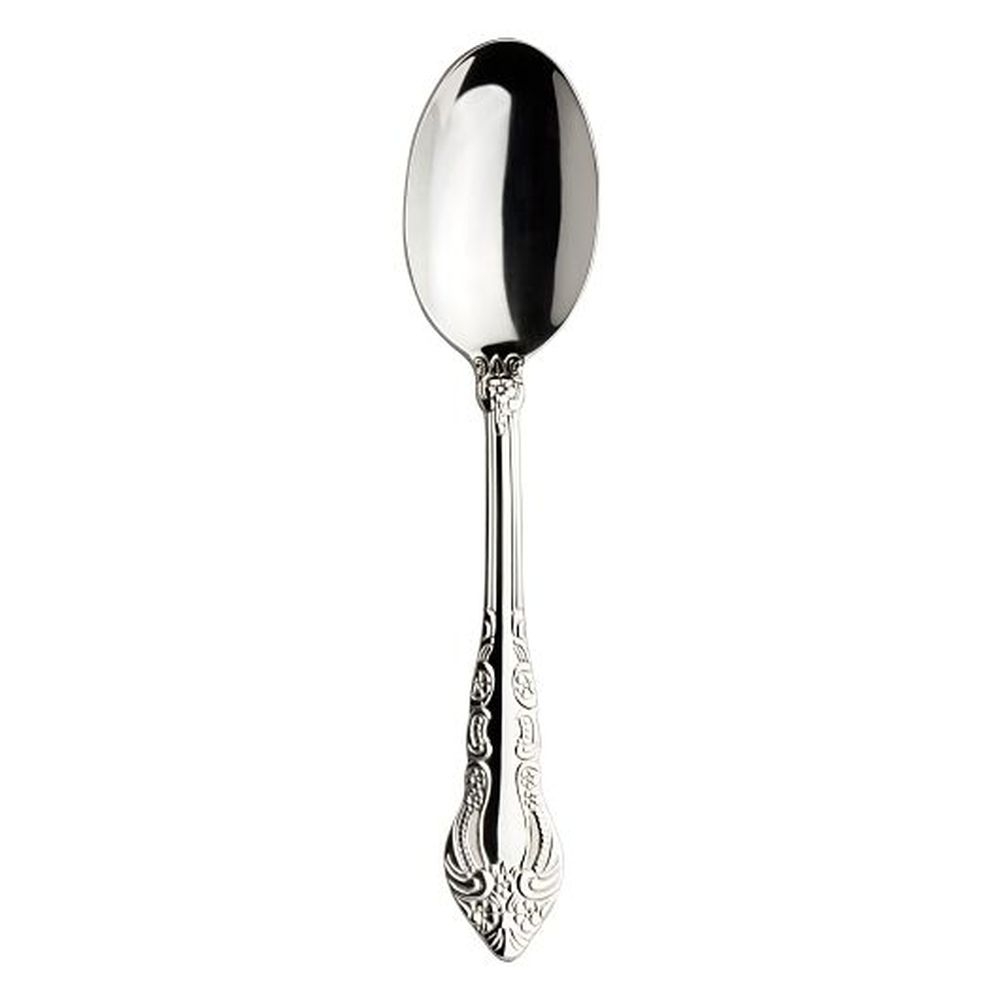 Carmen 18/10 Stainless Steel 7.25 inch Oval Bowl Soup/Dessert Spoon, 12 count