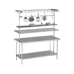 Contains 40 Shelving Table - Splash Mount Adjustable products
