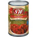 S and W Premium Stewed Italian Recipe Tomatoes, 14.5 Ounce -- 12 per case