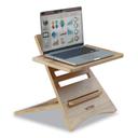 Victor DC150A Brown Woodgrain High Rise Acacia Wood Laptop Riser, Supports 20 Pound