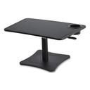 Victor Black High Rise Height Adjustable Laptop Stand with Storage Cup, 20 Pound Capacity