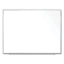 Ghent Magnetic Porcelain Whiteboard with Satin Aluminum Frame, 172.5 x 60.47 inch