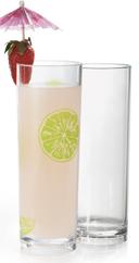 GET Enterprises SAN Key Lime Tom Collins Glass, 7 inch Height -- 24 per case