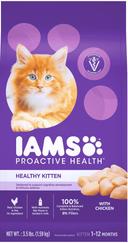 Iams Proactive Healthy Kitten with Chicken Dry Cat Food, 3.5 Pound Bag -- 4 per case
