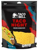 Taco Bell - Taco Night Shredded Cheddar Cheese, 7 Ounce -- 12 per case.
