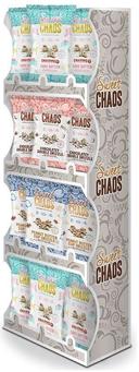 Sweet Chaos Sweet and Salty Kettle Corn with Chocolatey Double and Peanut Butter Cup Drizzle - Shipper -- 48 per case