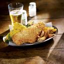 Trident Seafoods Golden Ale Battered Haddock Fillet, 8.5 Ounce Pieces, 10 Pound