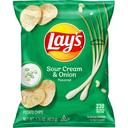 Lays Potato Chips Sour Cream and Onion Single Serve, 1.5 Ounce -- 64 per case.