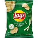 Lays Sour Cream and Onion Potato Chips, 2.25 Ounce -- 24 per case